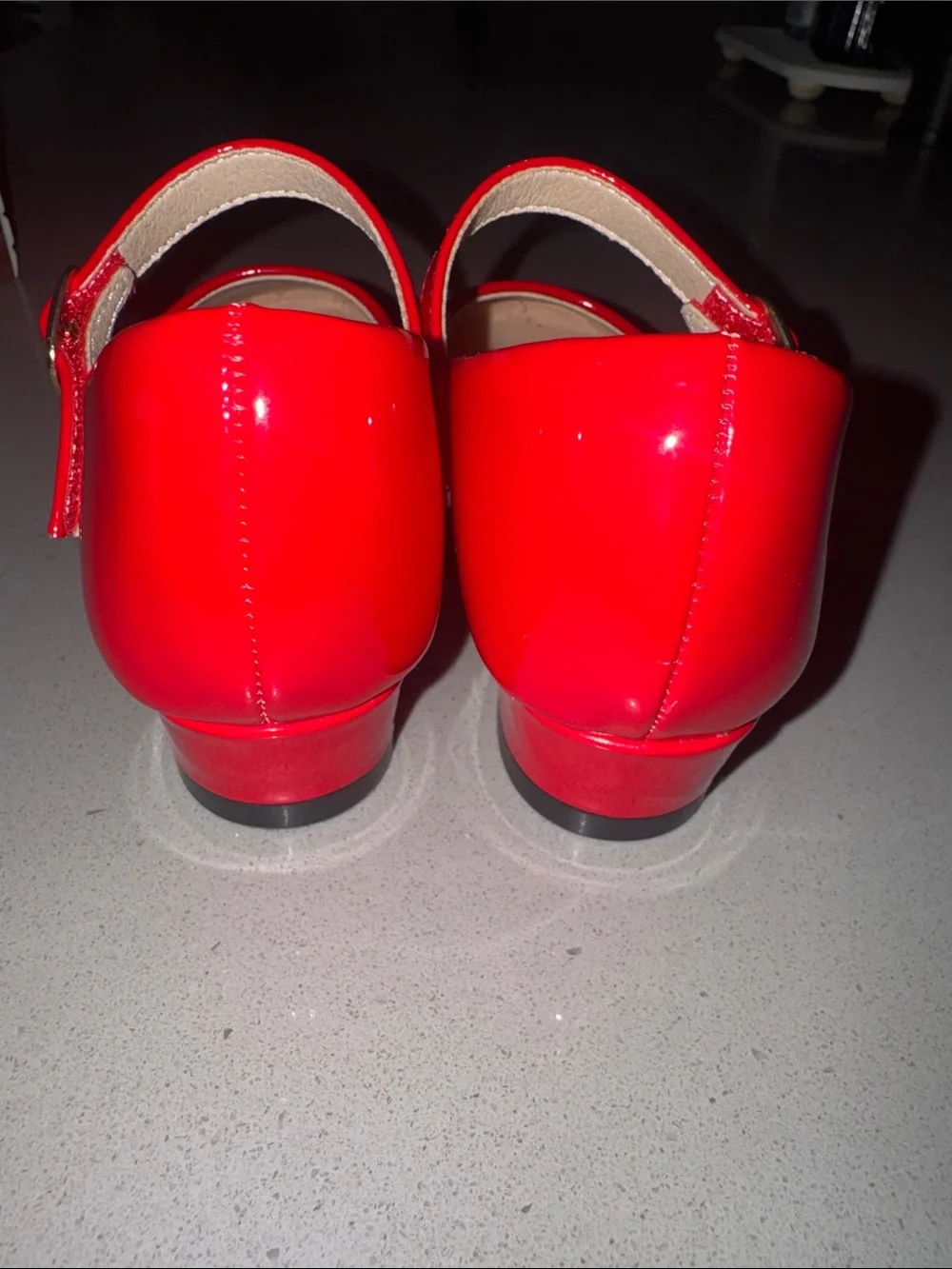 Girls Red Patent Mary Jane Dress Shoes